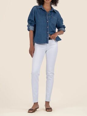 Kut from the Kloth White Skinny Jeans- Diana